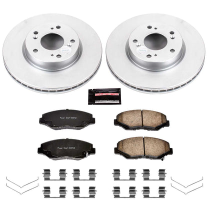 PowerStop Power Stop 2013 Acura ILX Front Z17 Evolution Geomet Coated Brake Kit CRK6490