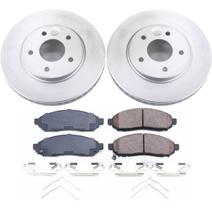 PowerStop Power Stop 15-17 Chevrolet City Express Front Z17 Evolution Geomet Coated Brake Kit CRK6492