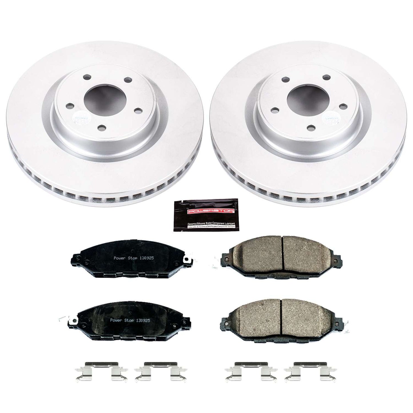 PowerStop Power Stop 2013 Infiniti JX35 Front Z17 Evolution Geomet Coated Brake Kit CRK6496