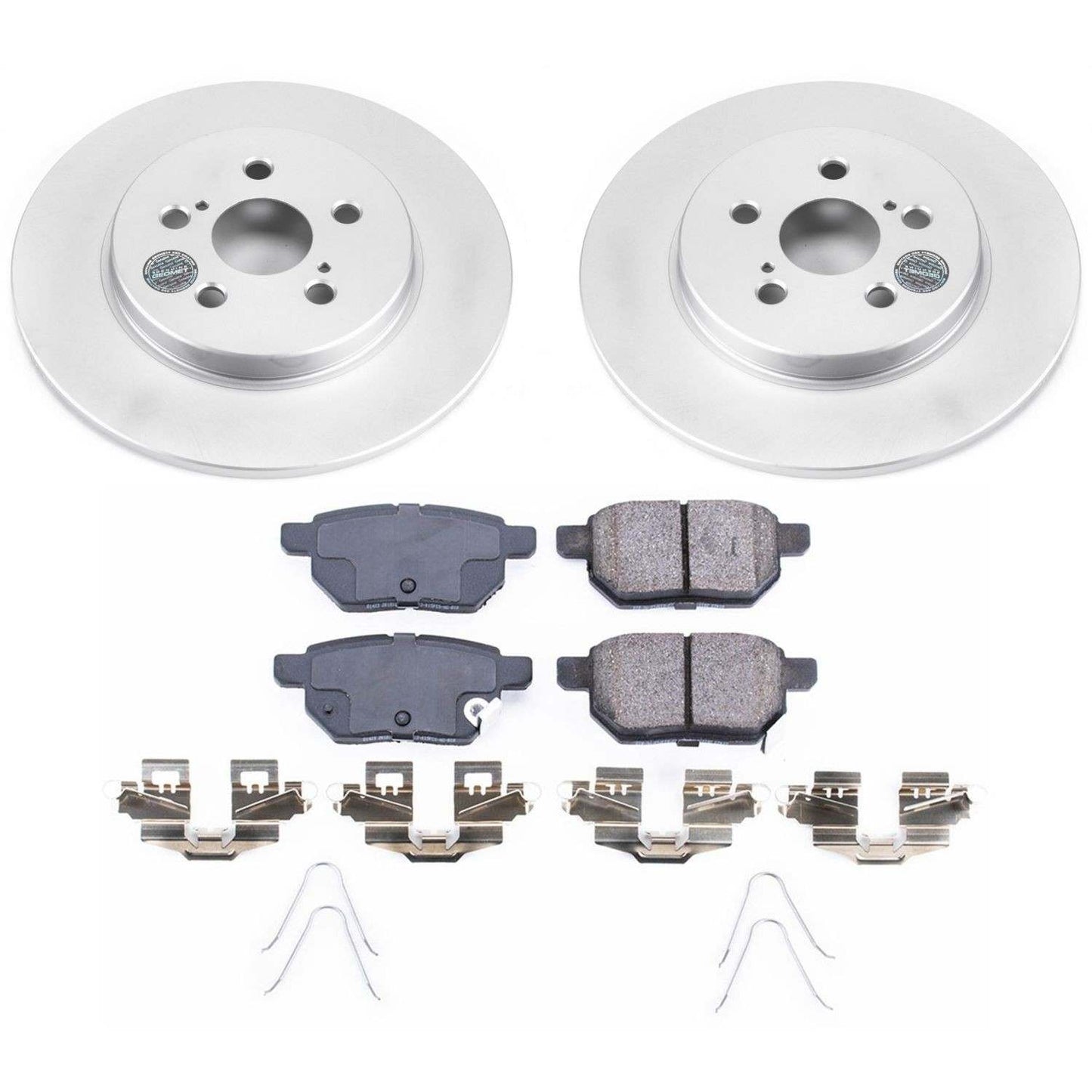 PowerStop Power Stop 11-17 Lexus CT200h Rear Z17 Evolution Geomet Coated Brake Kit CRK6498