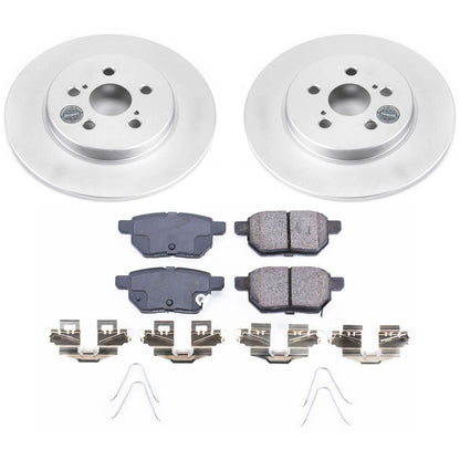 PowerStop Power Stop 11-17 Lexus CT200h Rear Z17 Evolution Geomet Coated Brake Kit CRK6498