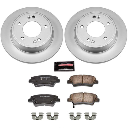 PowerStop Power Stop 11-19 Hyundai Elantra Rear Z17 Evolution Geomet Coated Brake Kit CRK6501
