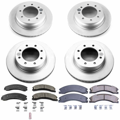 PowerStop Power Stop 12-18 Nissan NV1500 Front & Rear Z17 Evolution Geomet Coated Brake Kit CRK6519