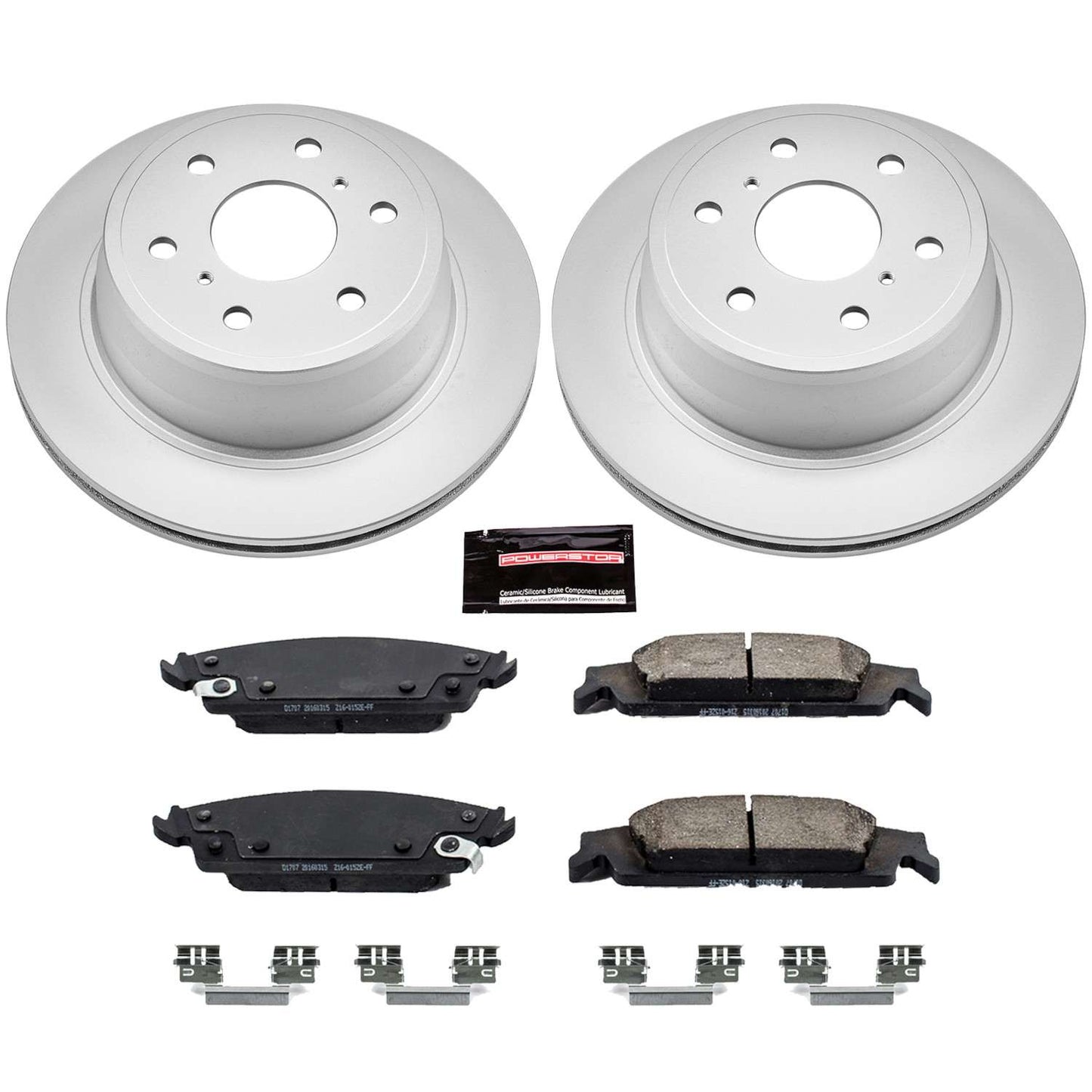 PowerStop Power Stop 15-19 Cadillac Escalade Rear Z17 Evolution Geomet Coated Brake Kit CRK6562