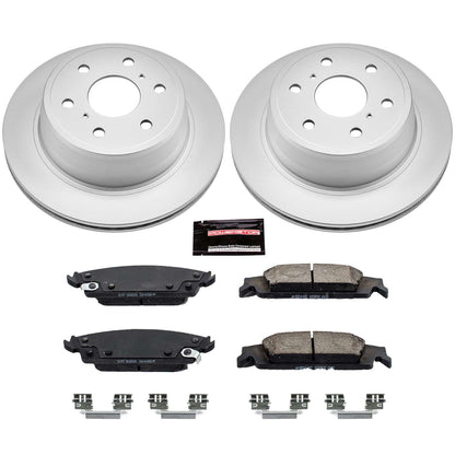 PowerStop Power Stop 15-19 Cadillac Escalade Rear Z17 Evolution Geomet Coated Brake Kit CRK6562