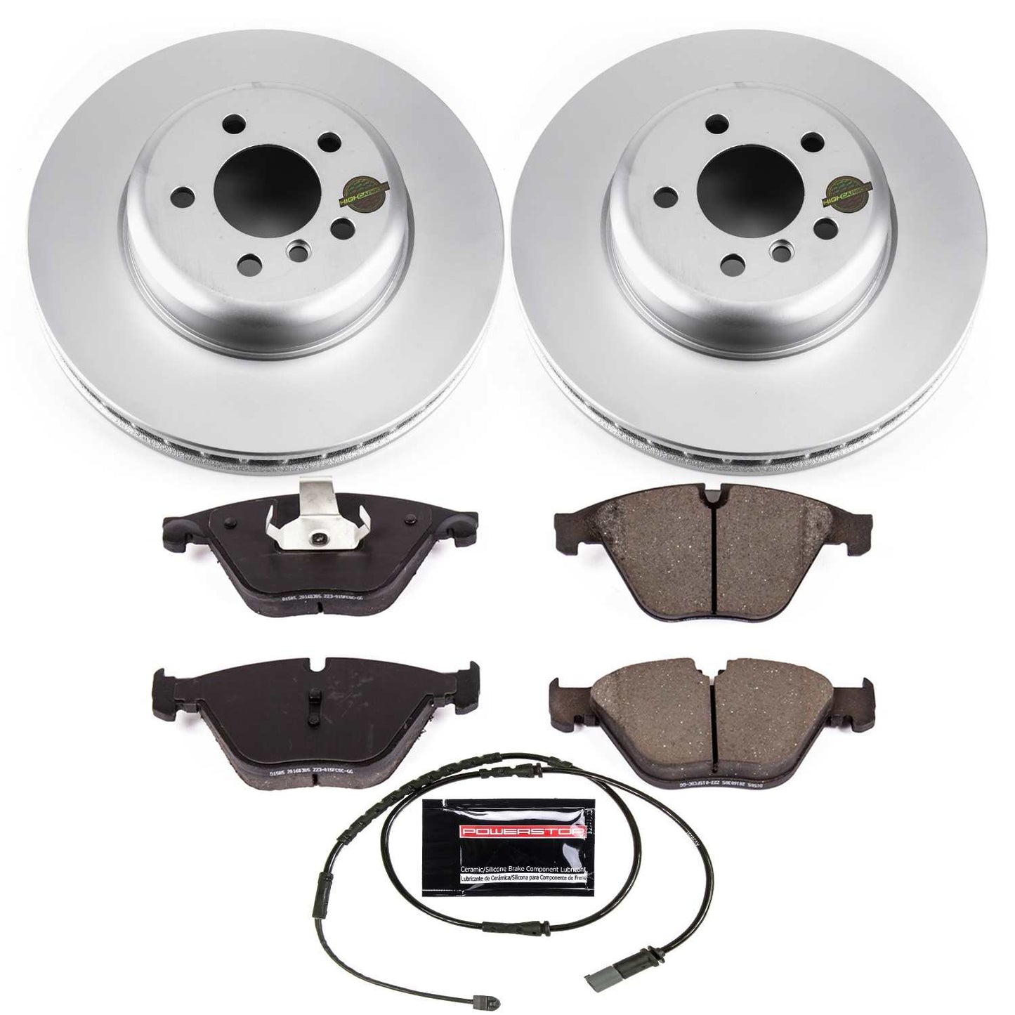 PowerStop Power Stop 2011 BMW 535i xDrive Front Z23 Evolution Sport Coated Brake Kit CRK6581
