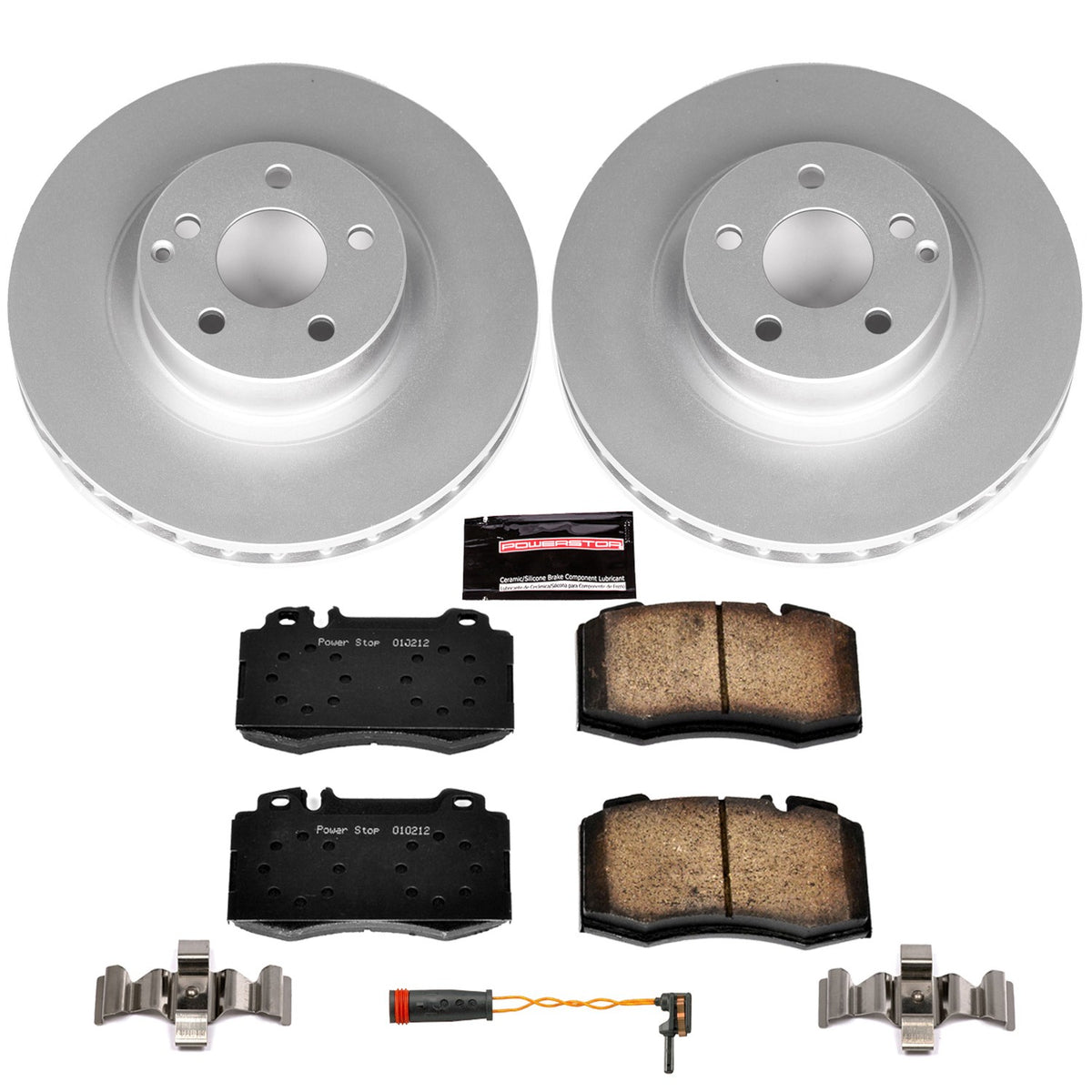 PowerStop Power Stop 07-09 Mercedes-Benz E550 Front Z23 Evolution Sport Coated Brake Kit CRK6599