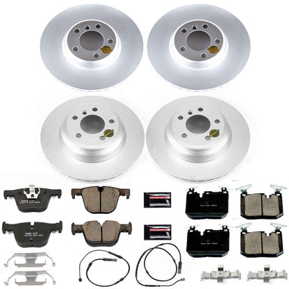 PowerStop Power Stop 2016 BMW 328i xDrive Front & Rear Z23 Evolution Sport Coated Brake Kit CRK6654