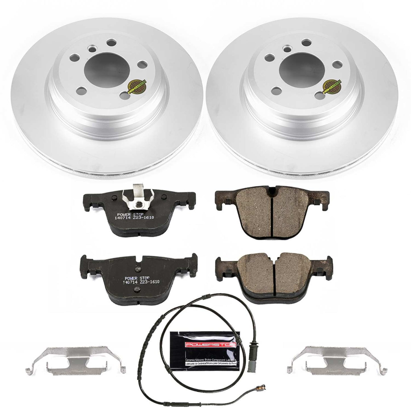 PowerStop Power Stop 15-16 BMW 328i xDrive Rear Z23 Evolution Sport Coated Brake Kit CRK6667