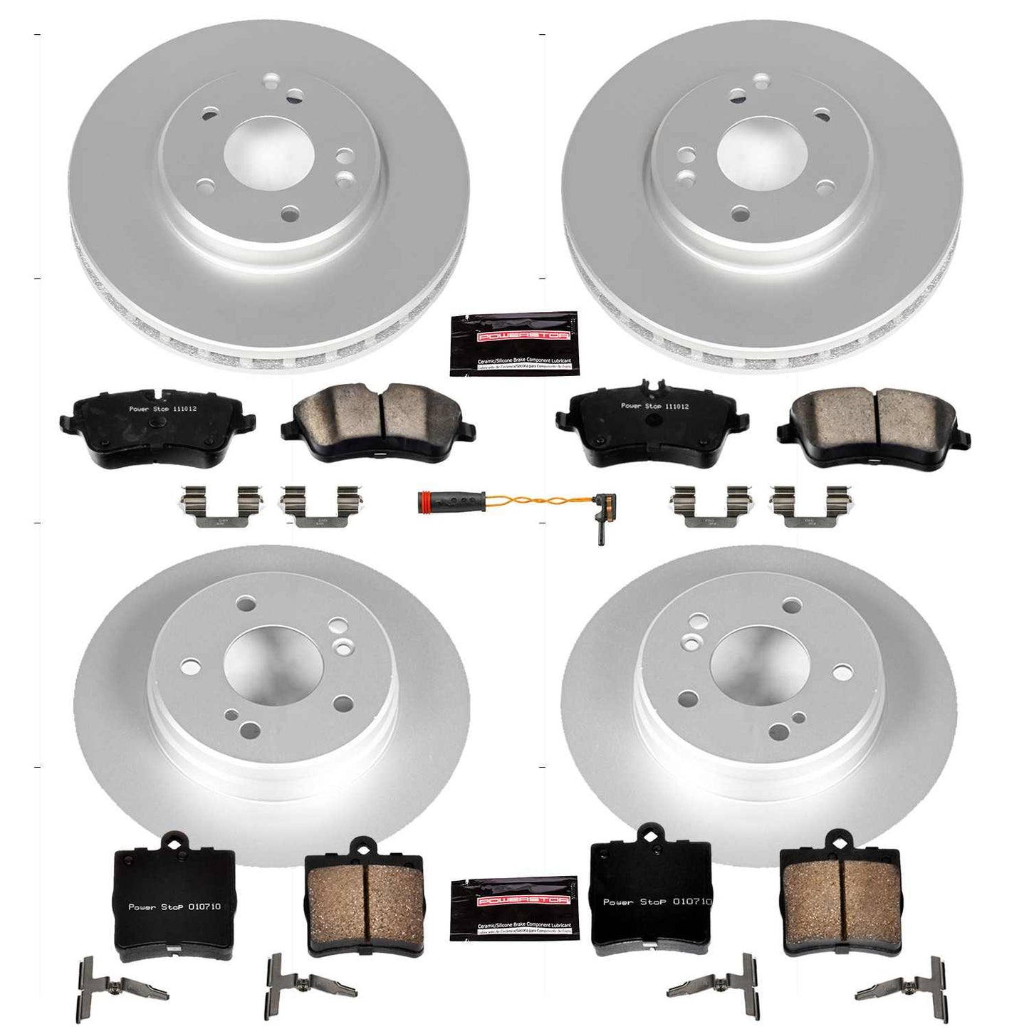 PowerStop Power Stop 06-08 Mercedes-Benz SLK280 Front & Rear Z23 Evolution Sport Coated Brake Kit CRK6703