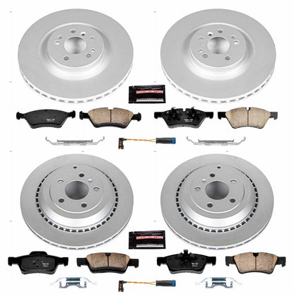 PowerStop Power Stop 05-06 Mercedes-Benz G55 AMG Front & Rear Z23 Evolution Sport Coated Brake Kit CRK6707