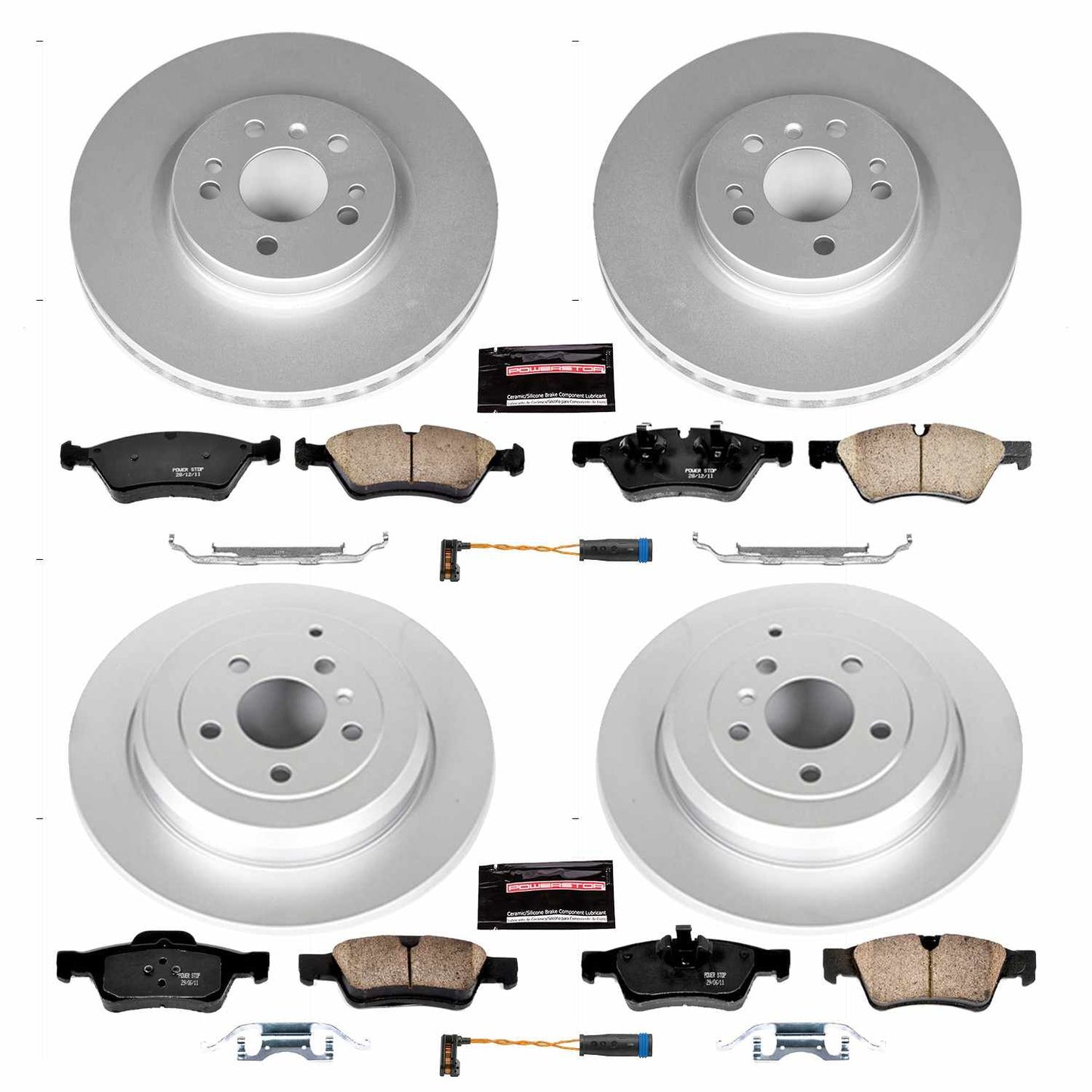 PowerStop Power Stop 10-11 Mercedes-Benz ML450 Front & Rear Z23 Evolution Sport Coated Brake Kit CRK6710