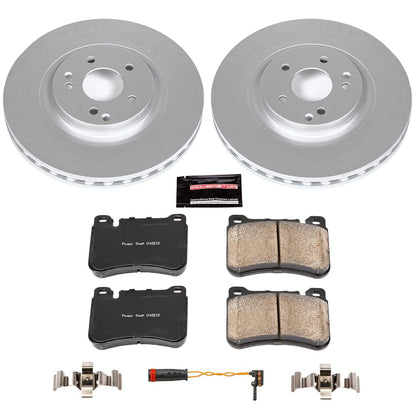 PowerStop Power Stop 06-08 Mercedes-Benz SLK280 Front Z23 Evolution Sport Coated Brake Kit CRK6713