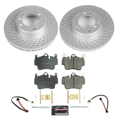 Power Stop 06-08 Porsche 911 Front Z17 Evolution Geomet Coated Brake Kit CRK6731