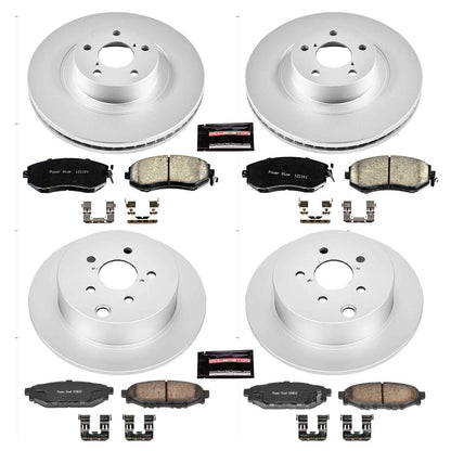 PowerStop Power Stop 16-17 Subaru Crosstrek Front & Rear Z17 Evolution Geomet Coated Brake Kit CRK6762
