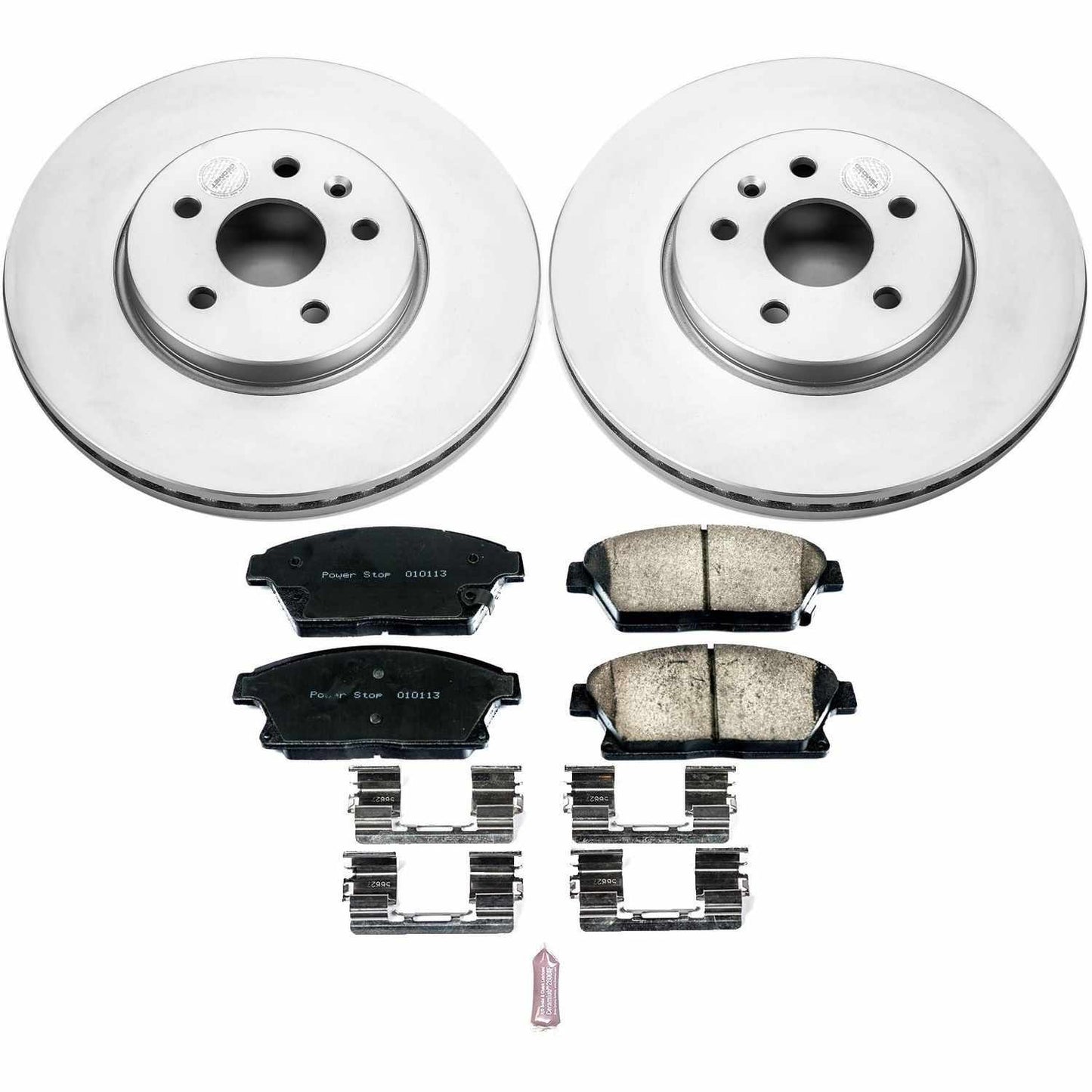 PowerStop Power Stop 13-18 Buick Encore Front Z17 Evolution Geomet Coated Brake Kit CRK6793