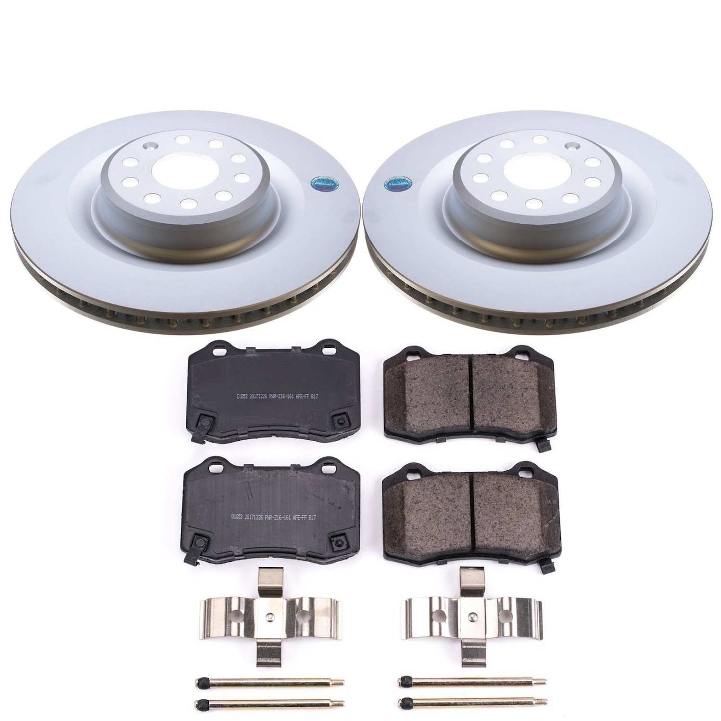 PowerStop Power Stop 12-16 Tesla Model S Rear Z17 Evolution Geomet Coated Brake Kit CRK6799