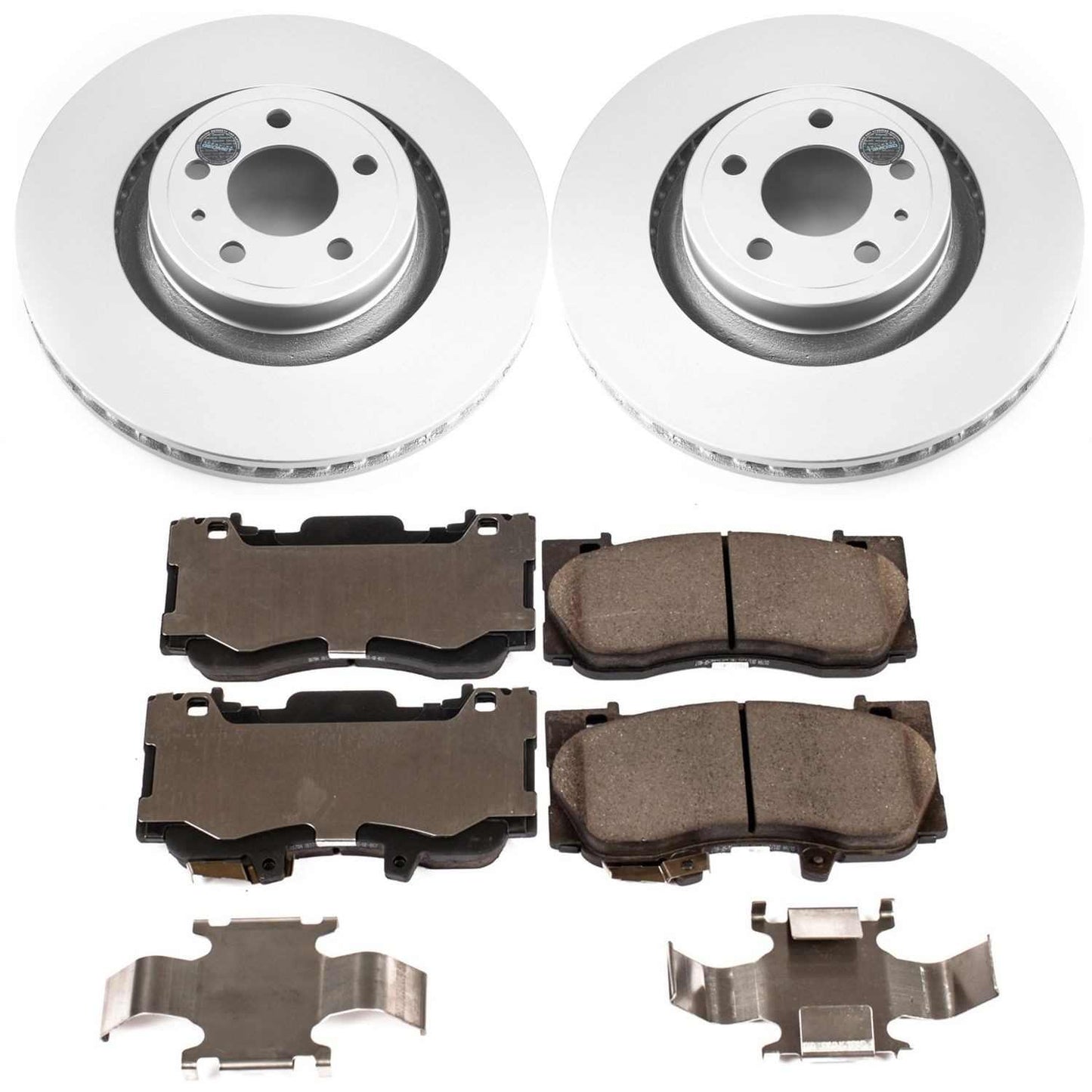 PowerStop Power Stop 15-19 Ford Mustang Front Z17 Evolution Geomet Coated Brake Kit CRK6806