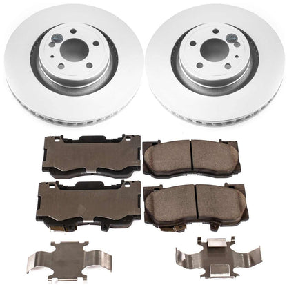 PowerStop Power Stop 15-19 Ford Mustang Front Z17 Evolution Geomet Coated Brake Kit CRK6806