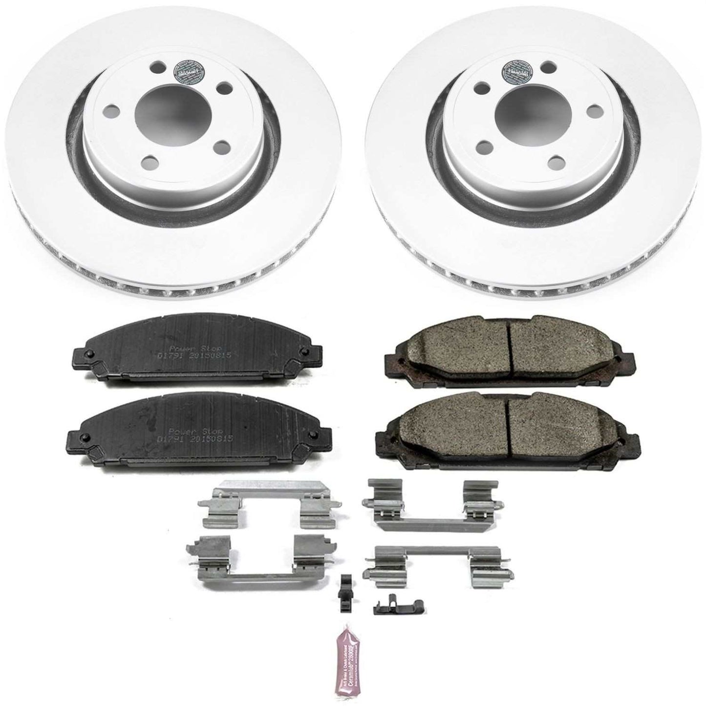 PowerStop Power Stop 15-19 Ford Mustang Front Z17 Evolution Geomet Coated Brake Kit CRK6809