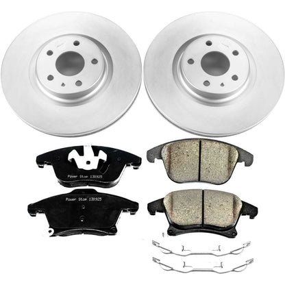 PowerStop Power Stop 13-19 Ford Fusion Front Z17 Evolution Geomet Coated Brake Kit CRK6816