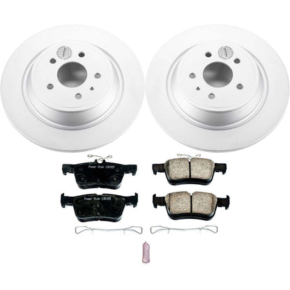 PowerStop Power Stop 13-19 Ford Fusion Rear Z17 Evolution Geomet Coated Brake Kit CRK6817