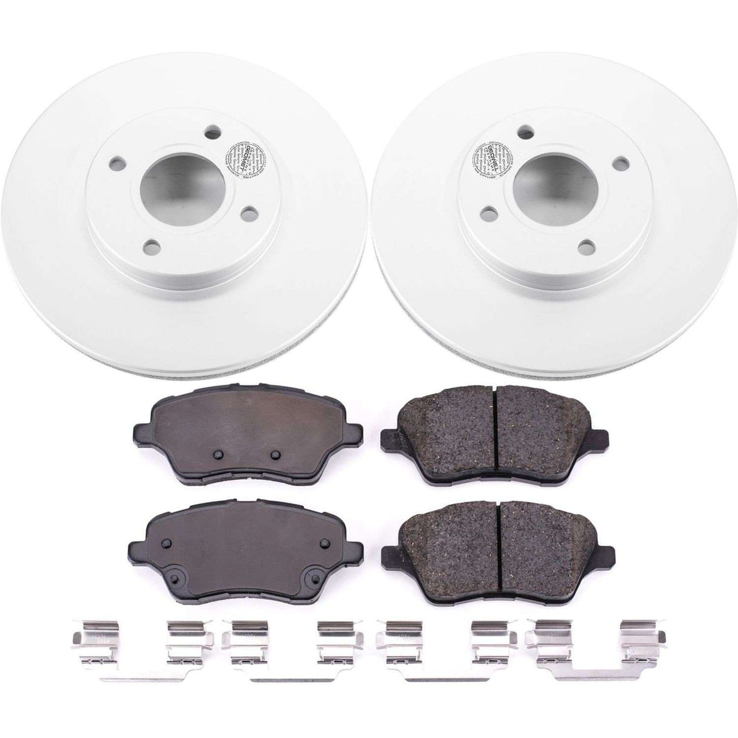 PowerStop Power Stop 14-19 Ford Fiesta Front Z17 Evolution Geomet Coated Brake Kit CRK6818