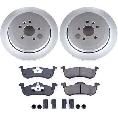 PowerStop Power Stop 13-18 Lincoln MKT Rear Z17 Evolution Geomet Coated Brake Kit CRK6819
