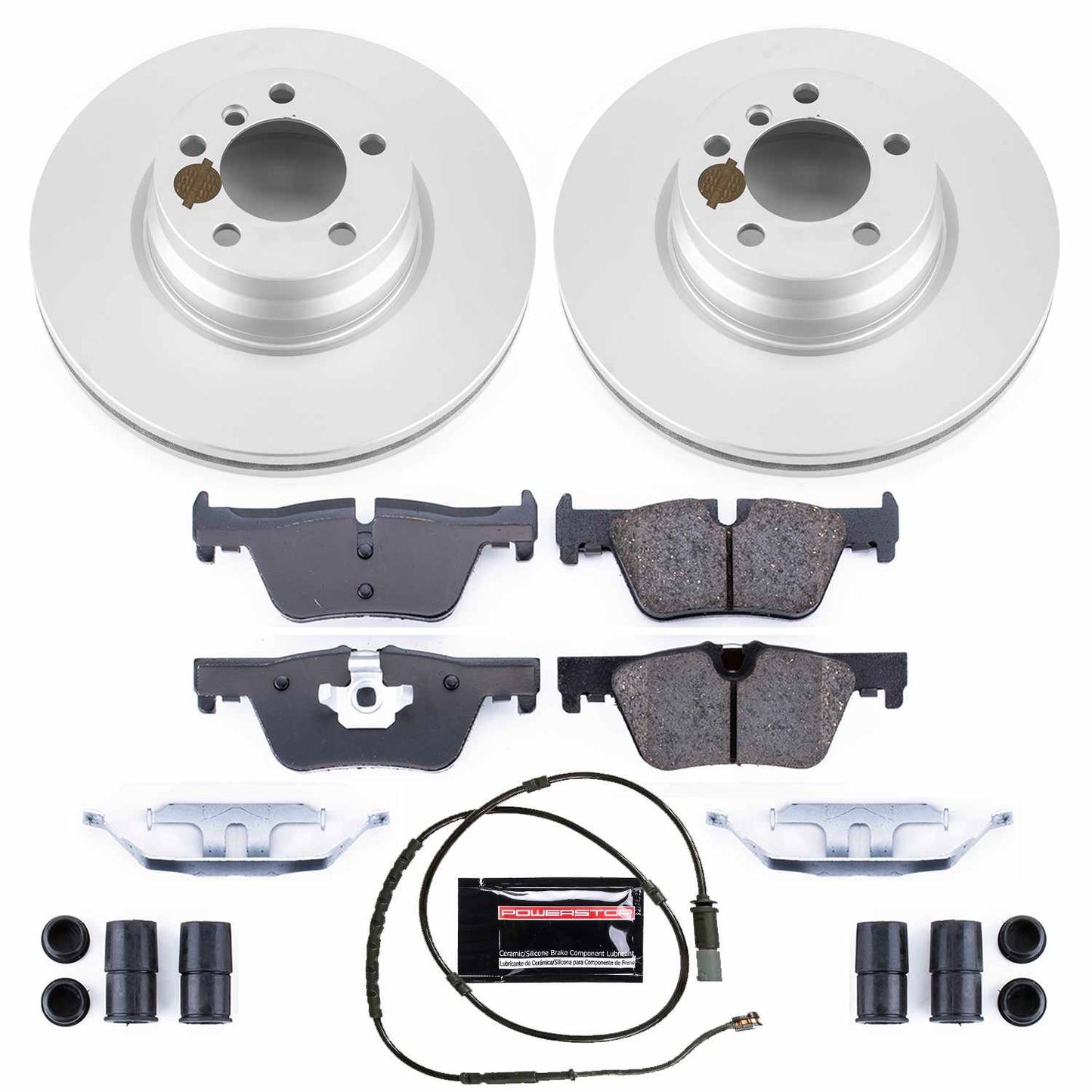 PowerStop Power Stop 13-18 BMW 320i xDrive Rear Z23 Evolution Sport Coated Brake Kit CRK6852