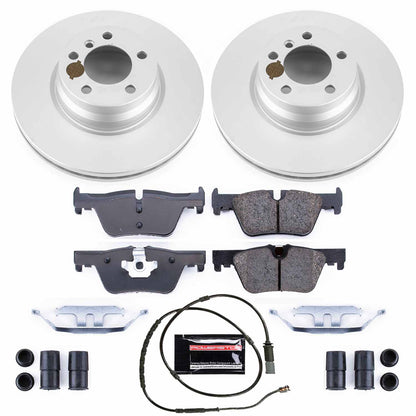 PowerStop Power Stop 13-18 BMW 320i xDrive Rear Z23 Evolution Sport Coated Brake Kit CRK6852