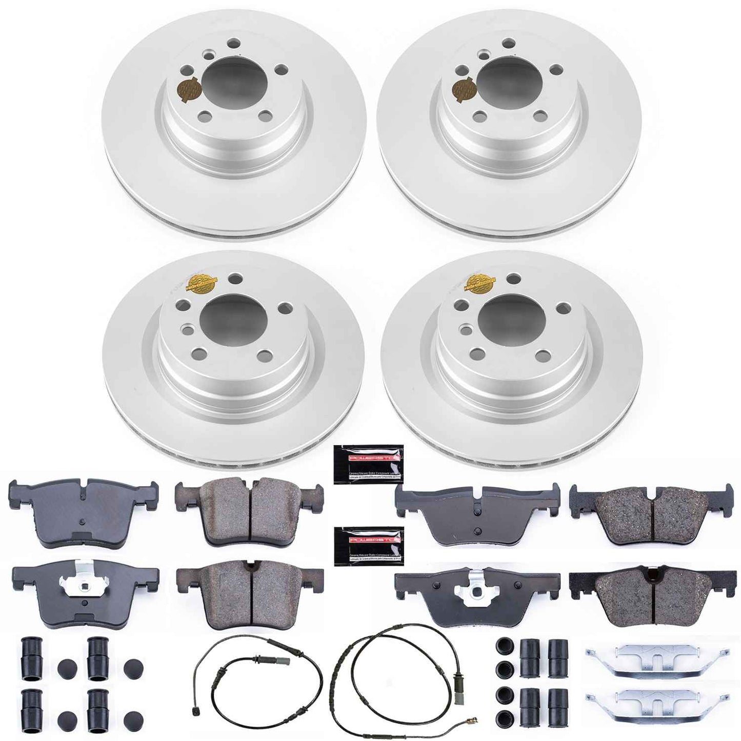 PowerStop Power Stop 14-15 BMW 228i Front & Rear Z23 Evolution Sport Coated Brake Kit CRK6853