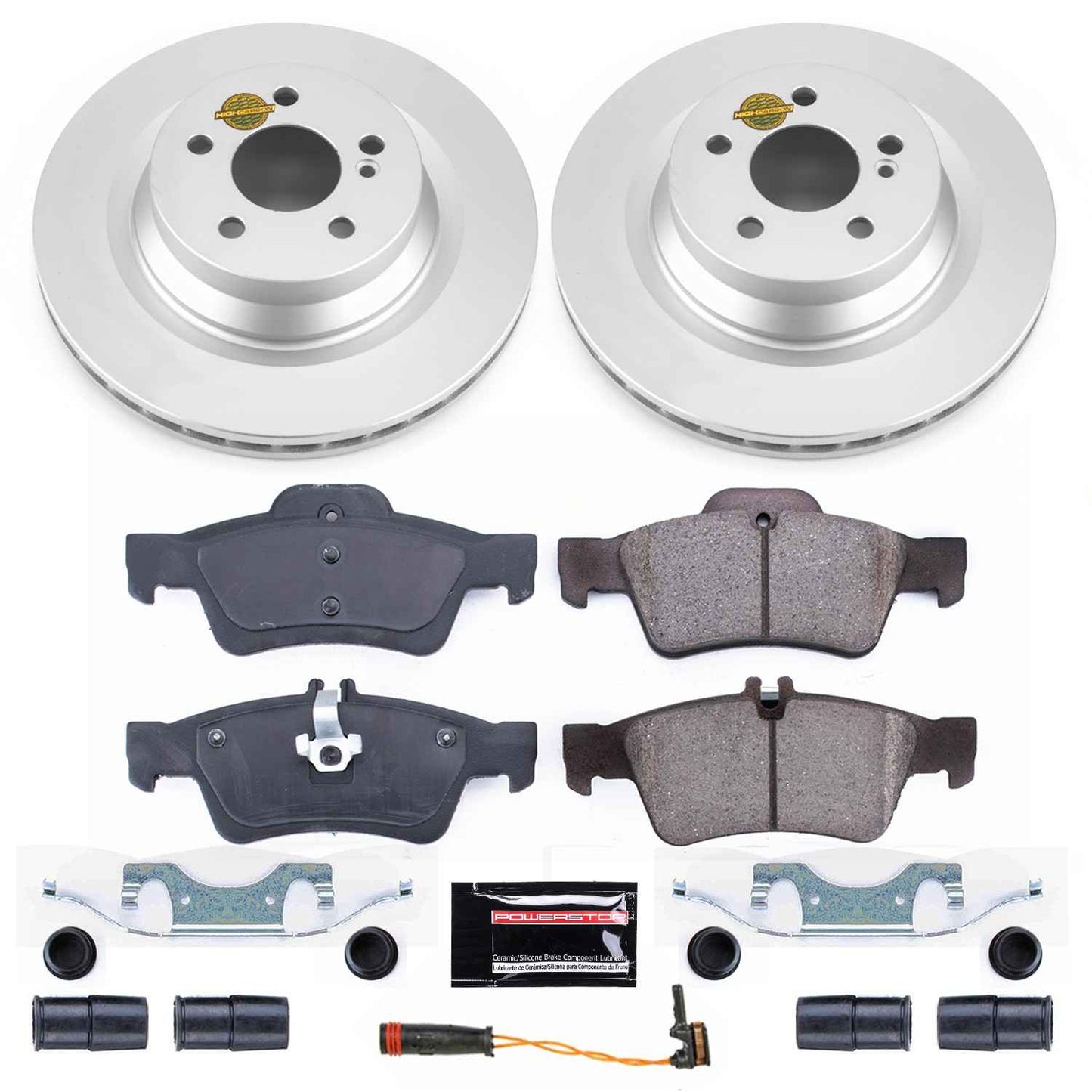 PowerStop Power Stop 12-18 Mercedes-Benz CLS550 Rear Z23 Evolution Sport Coated Brake Kit CRK6881