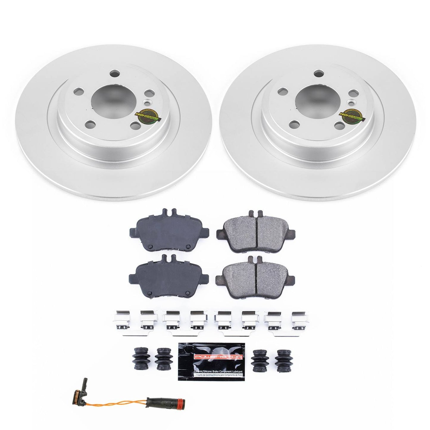 PowerStop Power Stop 2017 Mercedes-Benz SLC300 Rear Z23 Evolution Sport Coated Brake Kit CRK6895
