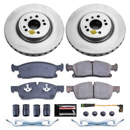 PowerStop Power Stop 2016 Mercedes-Benz GLE300d Front Z23 Evolution Sport Coated Brake Kit CRK6897