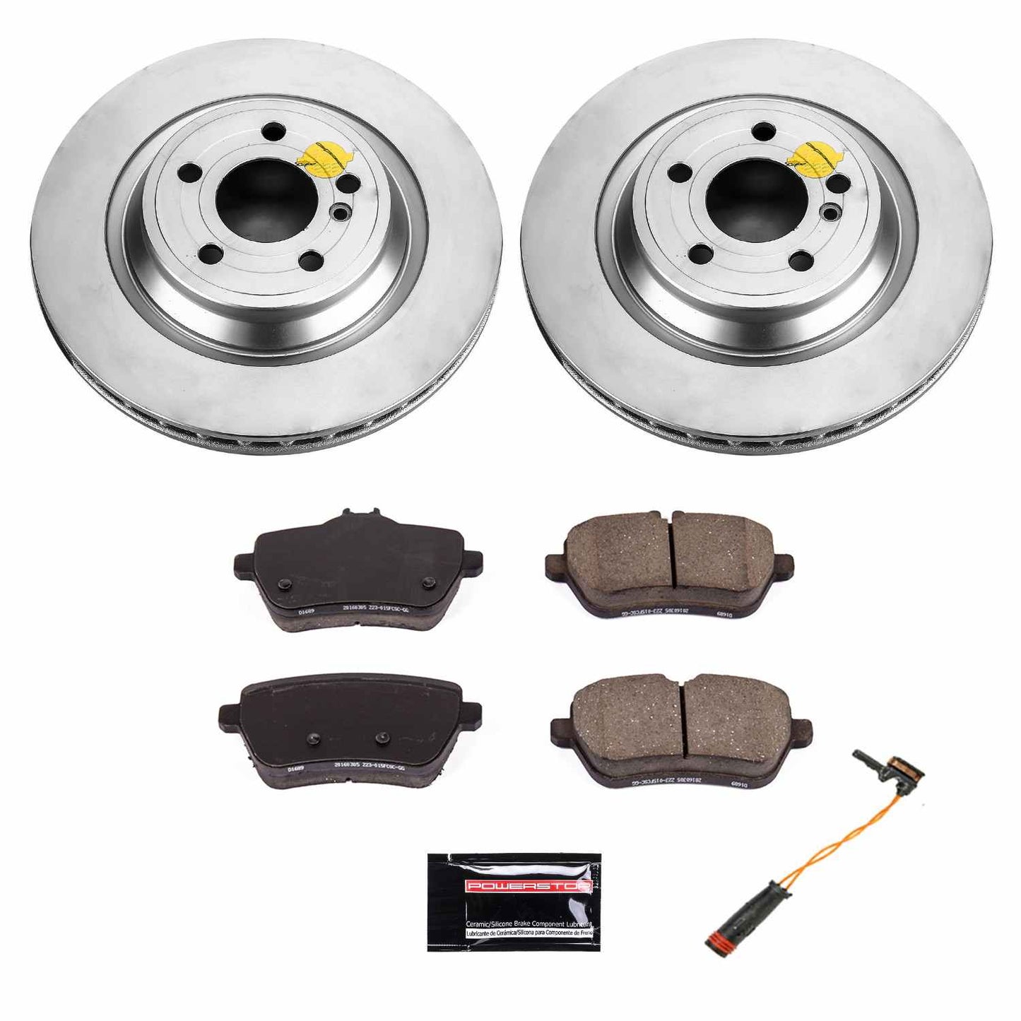 PowerStop Power Stop 15-16 Mercedes-Benz SL400 Rear Z23 Evolution Sport Coated Brake Kit CRK6904