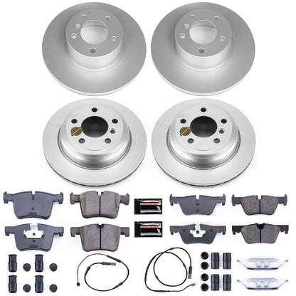 PowerStop Power Stop 13-18 BMW 320i xDrive Front & Rear Z23 Evolution Sport Coated Brake Kit CRK6925