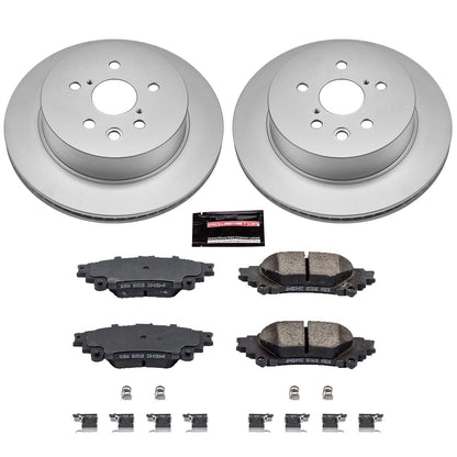 PowerStop Power Stop 14-15 Lexus IS250 Rear Z17 Evolution Geomet Coated Brake Kit CRK6928