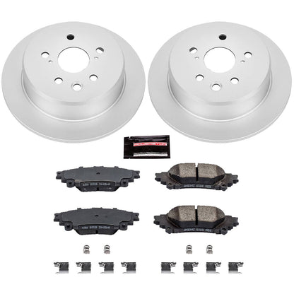 PowerStop Power Stop 14-15 Lexus IS250 Rear Z17 Evolution Geomet Coated Brake Kit CRK6930