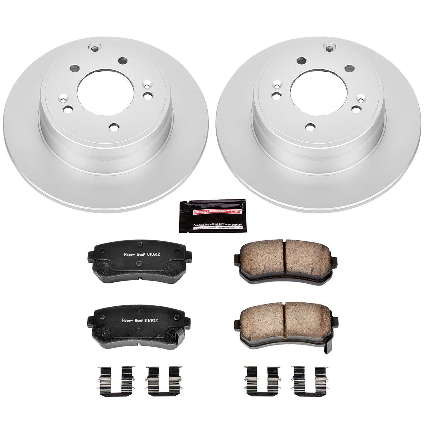 PowerStop Power Stop 2015 Hyundai Sonata Rear Z17 Evolution Geomet Coated Brake Kit CRK6936