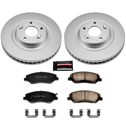 PowerStop Power Stop 13-16 Hyundai Santa Fe Front Z17 Evolution Geomet Coated Brake Kit CRK6951
