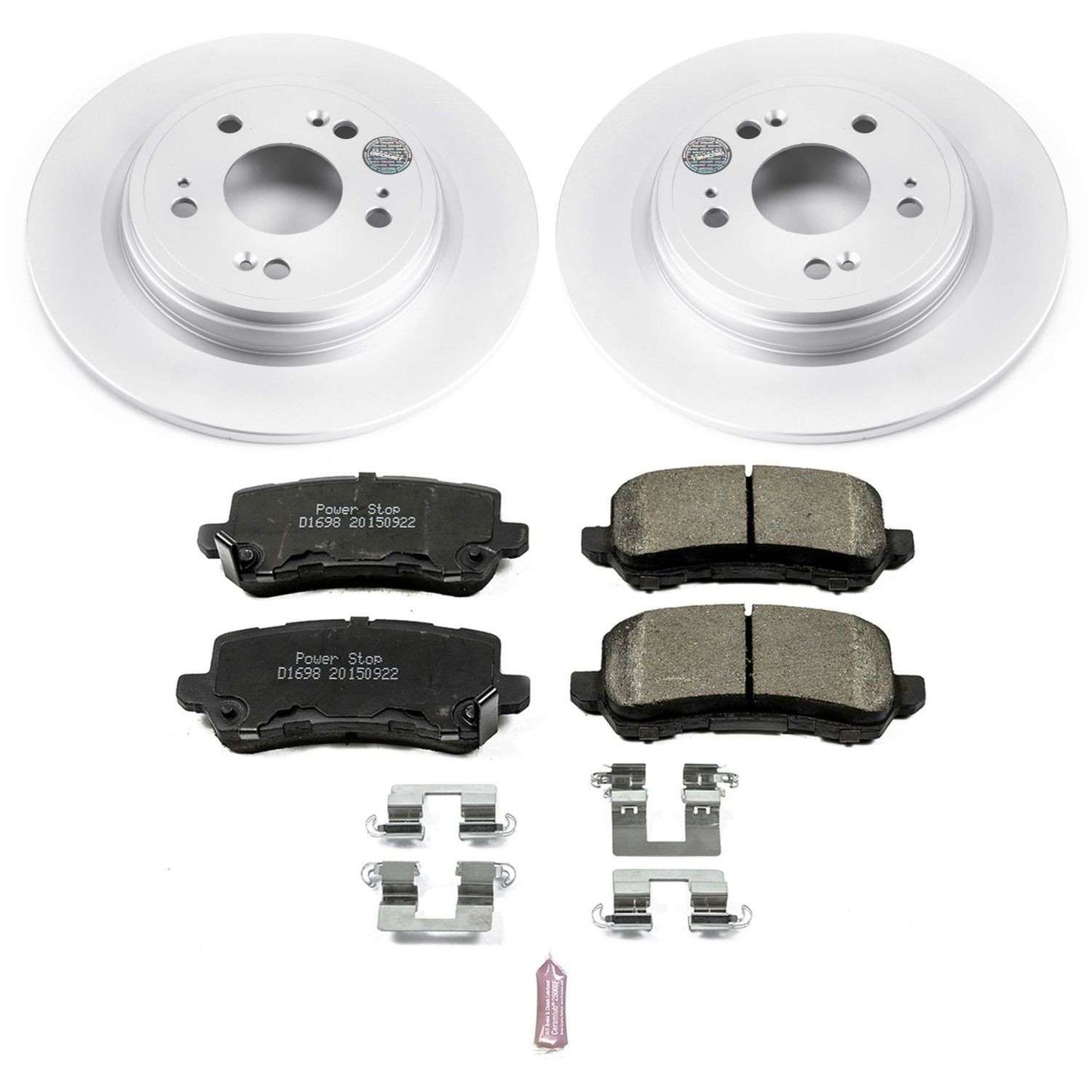 PowerStop Power Stop 14-19 Acura RLX Rear Z17 Evolution Geomet Coated Brake Kit CRK6952