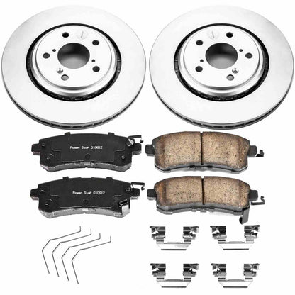 PowerStop Power Stop 15-17 Honda Odyssey Front Z17 Evolution Geomet Coated Brake Kit CRK6959