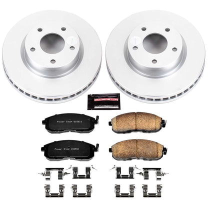PowerStop Power Stop 13-18 Nissan Sentra Front Z17 Evolution Geomet Coated Brake Kit CRK6961