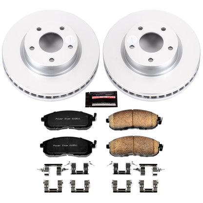 PowerStop Power Stop 13-18 Nissan Sentra Front Z17 Evolution Geomet Coated Brake Kit CRK6961