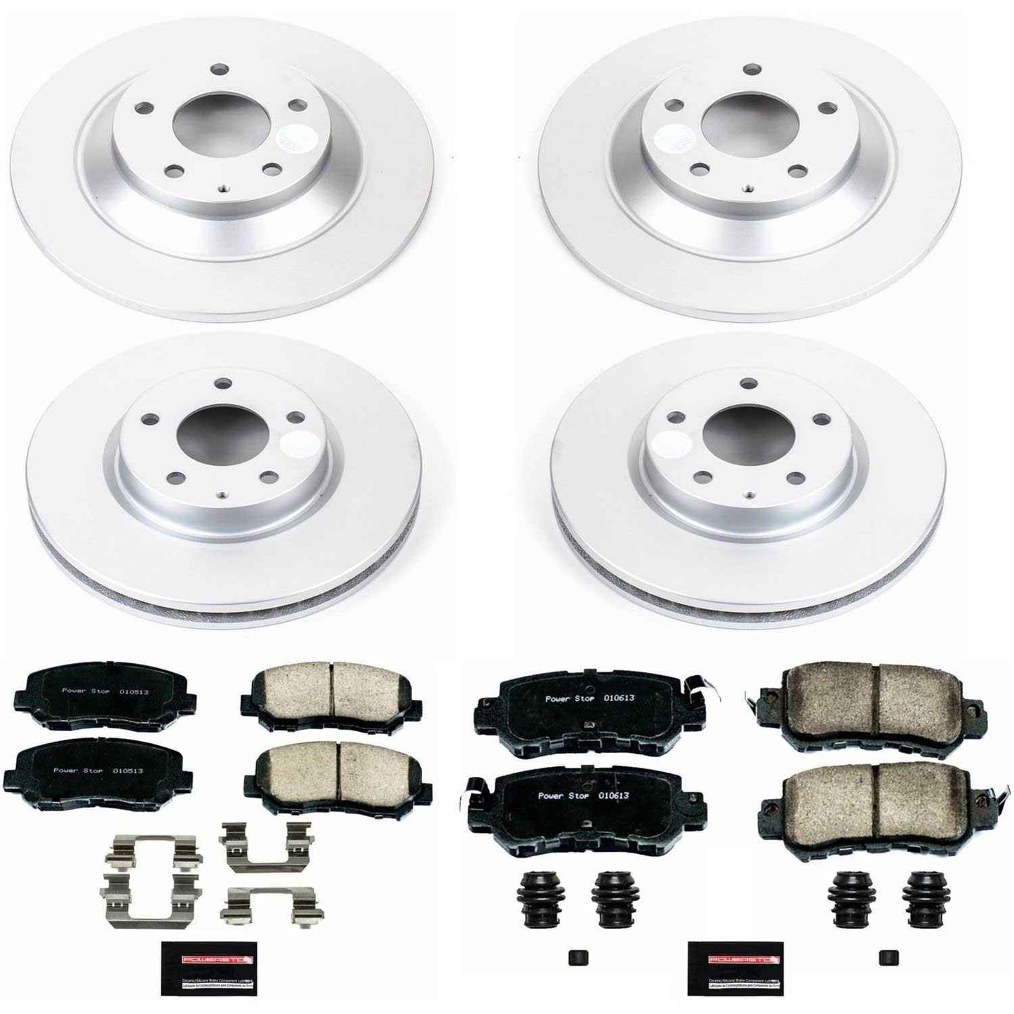 PowerStop Power Stop 13-15 Mazda CX-5 Front & Rear Z17 Evolution Geomet Coated Brake Kit CRK6965