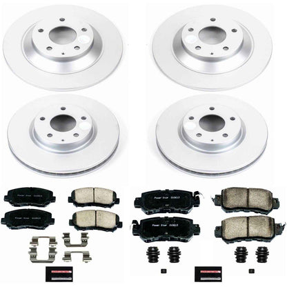 PowerStop Power Stop 13-15 Mazda CX-5 Front & Rear Z17 Evolution Geomet Coated Brake Kit CRK6965