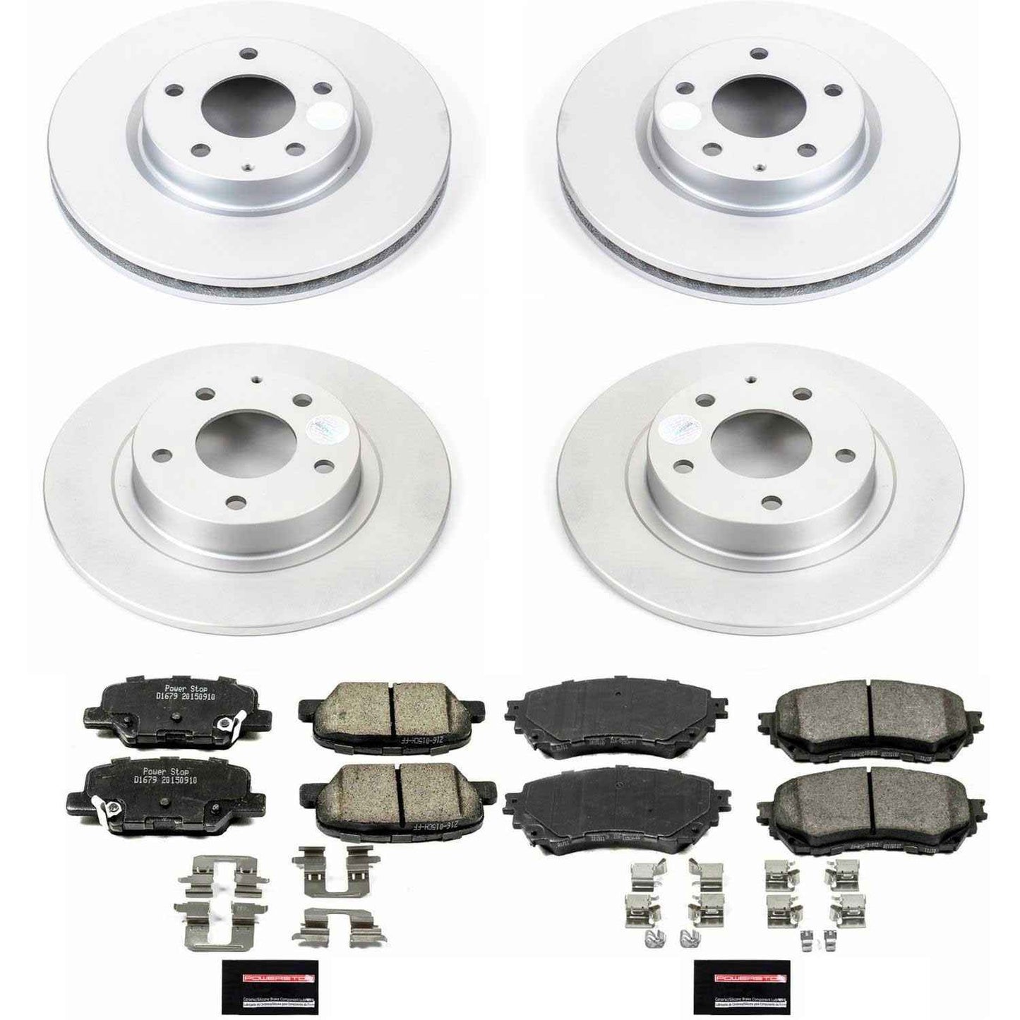 PowerStop Power Stop 14-15 Mazda 6 Front & Rear Z17 Evolution Geomet Coated Brake Kit CRK6966