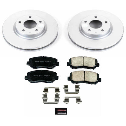 PowerStop Power Stop 13-15 Mazda CX-5 Front Z17 Evolution Geomet Coated Brake Kit CRK6967