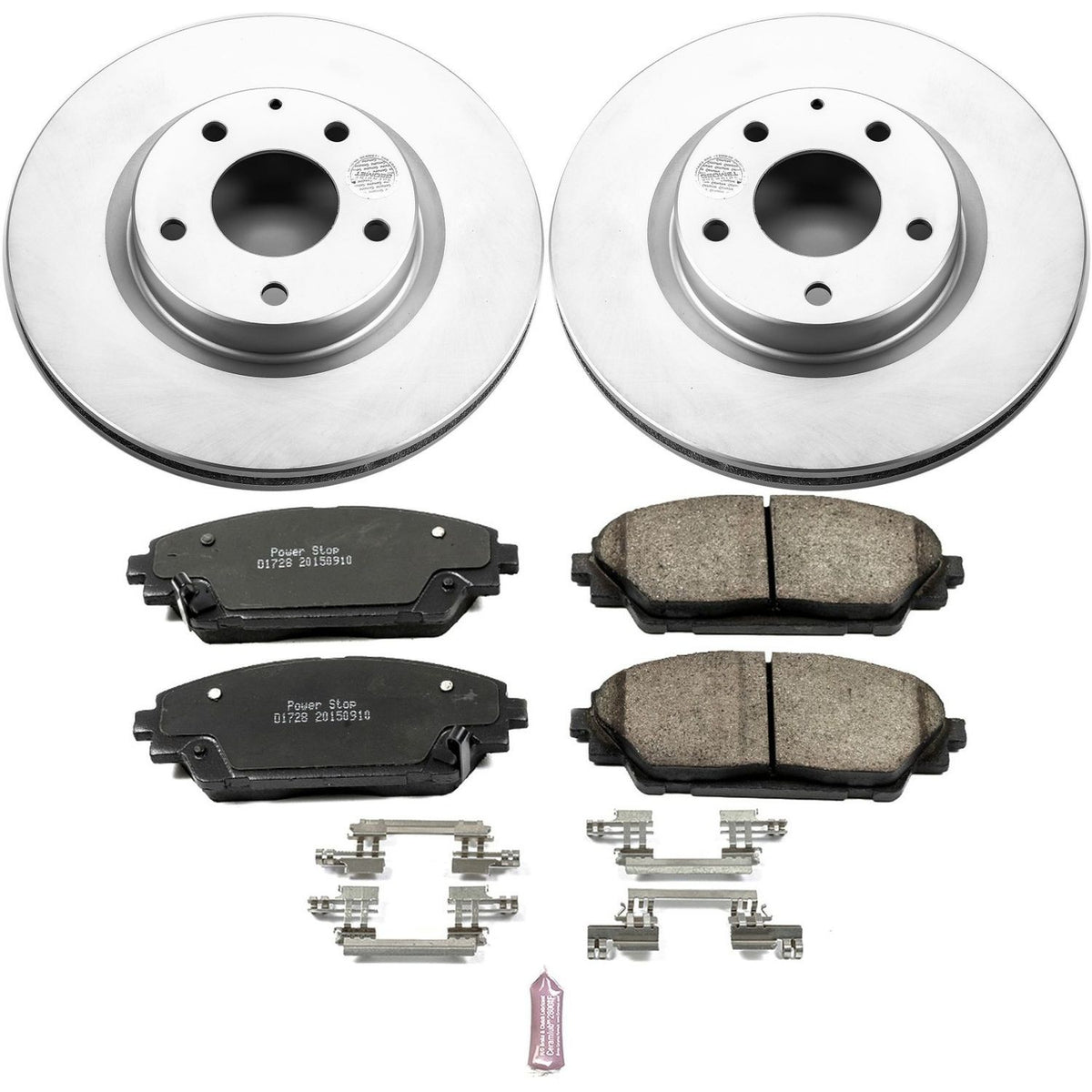 PowerStop Power Stop 14-18 Mazda 3 Front Z17 Evolution Geomet Coated Brake Kit CRK6971