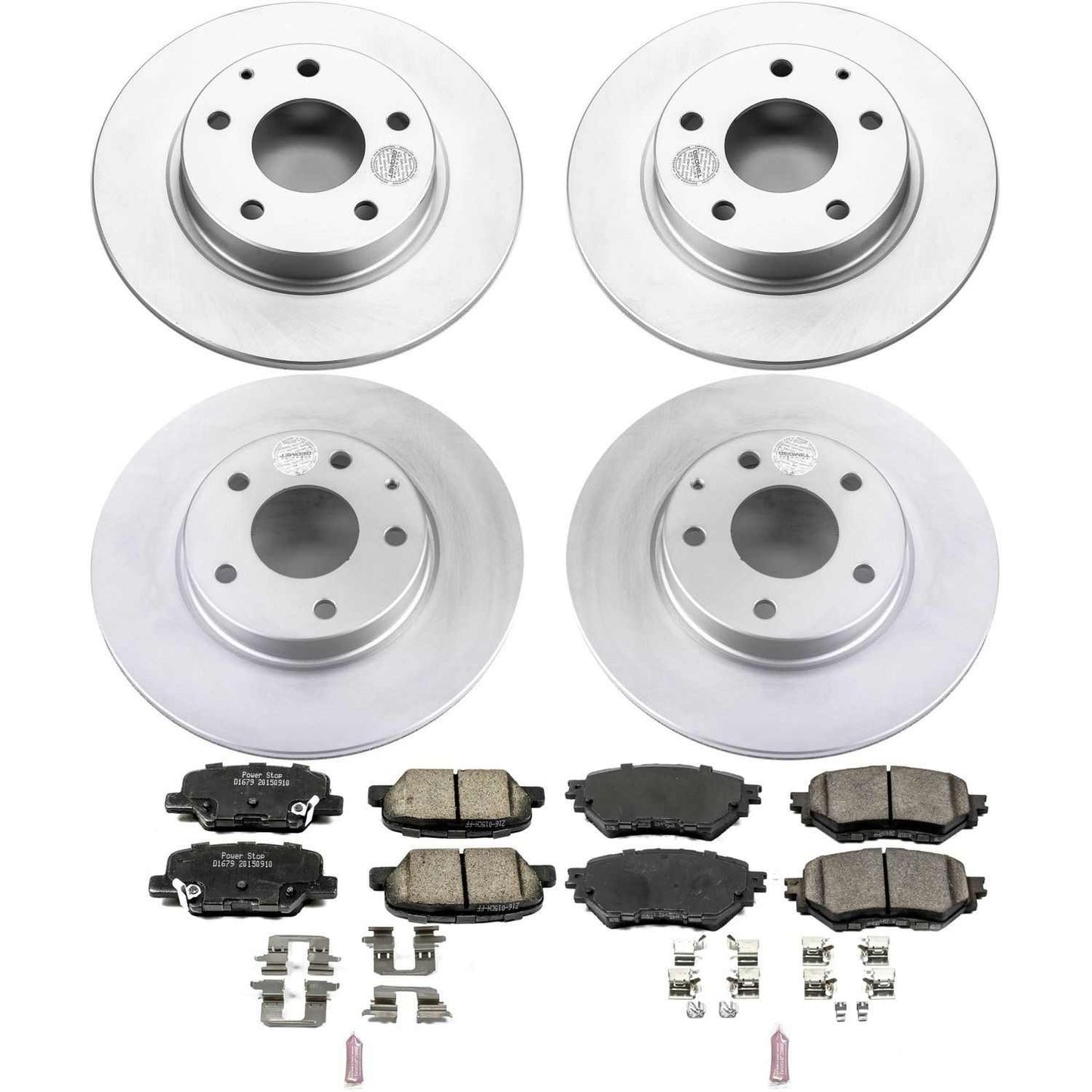 PowerStop Power Stop 14-16 Mazda 3 Front & Rear Z17 Evolution Geomet Coated Brake Kit CRK6973
